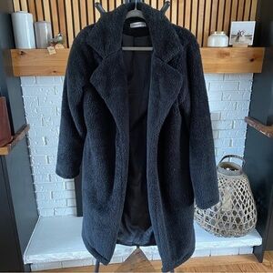 Women's Black Teddy Jacket